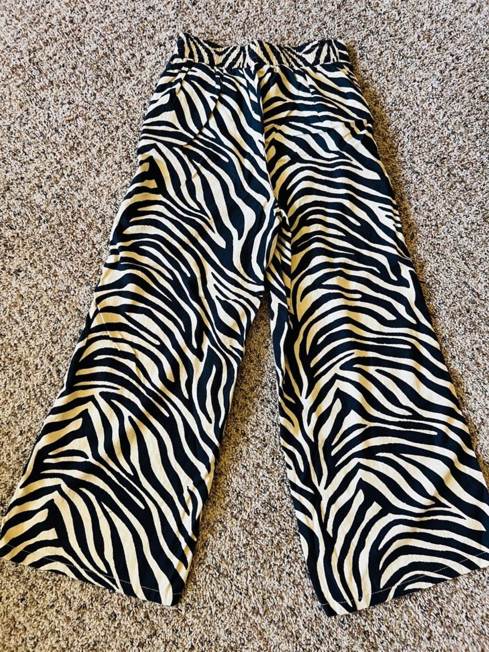 Rachel Zoe Kids Zebra-Print Black and White Leggings